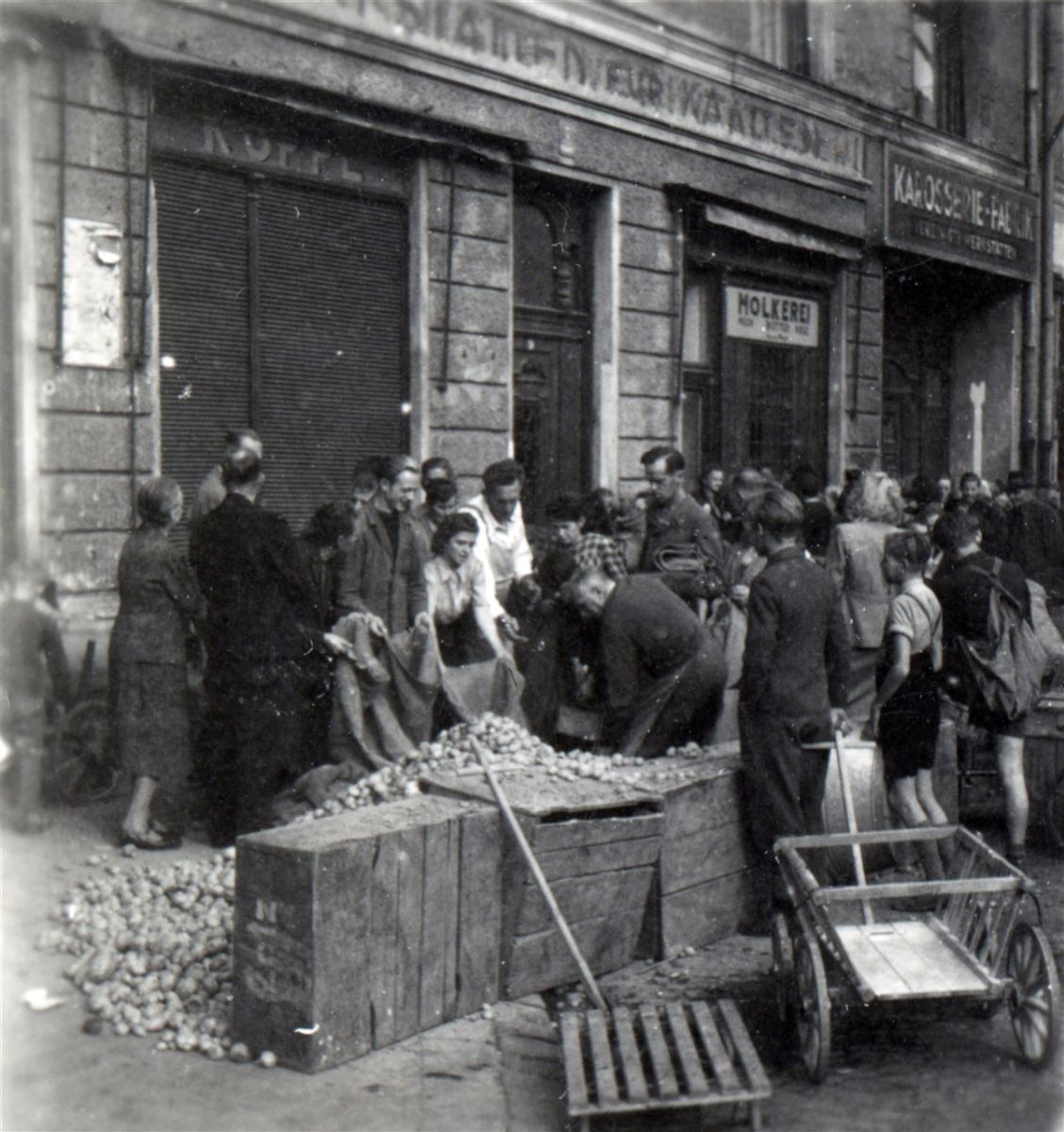 Herbert Wendling, Kartoffelverteilung