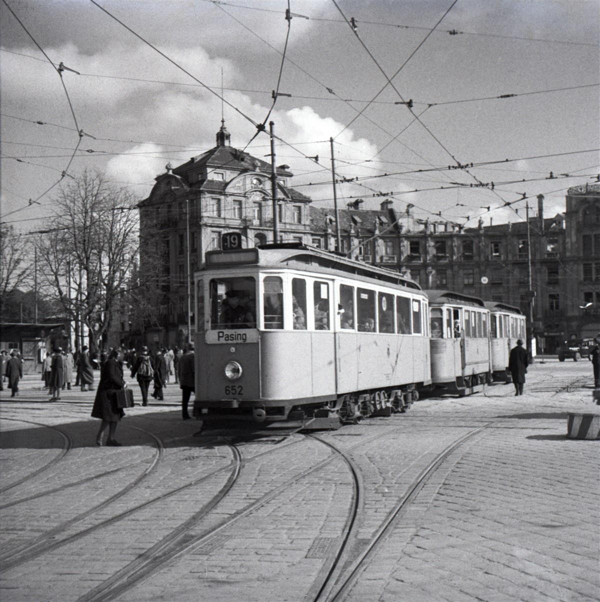 Herbert Wendling, Tramlinie 19 am Stachus