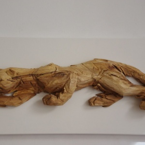 Sägewesen - Pantherrelief - Elsa Nietmann