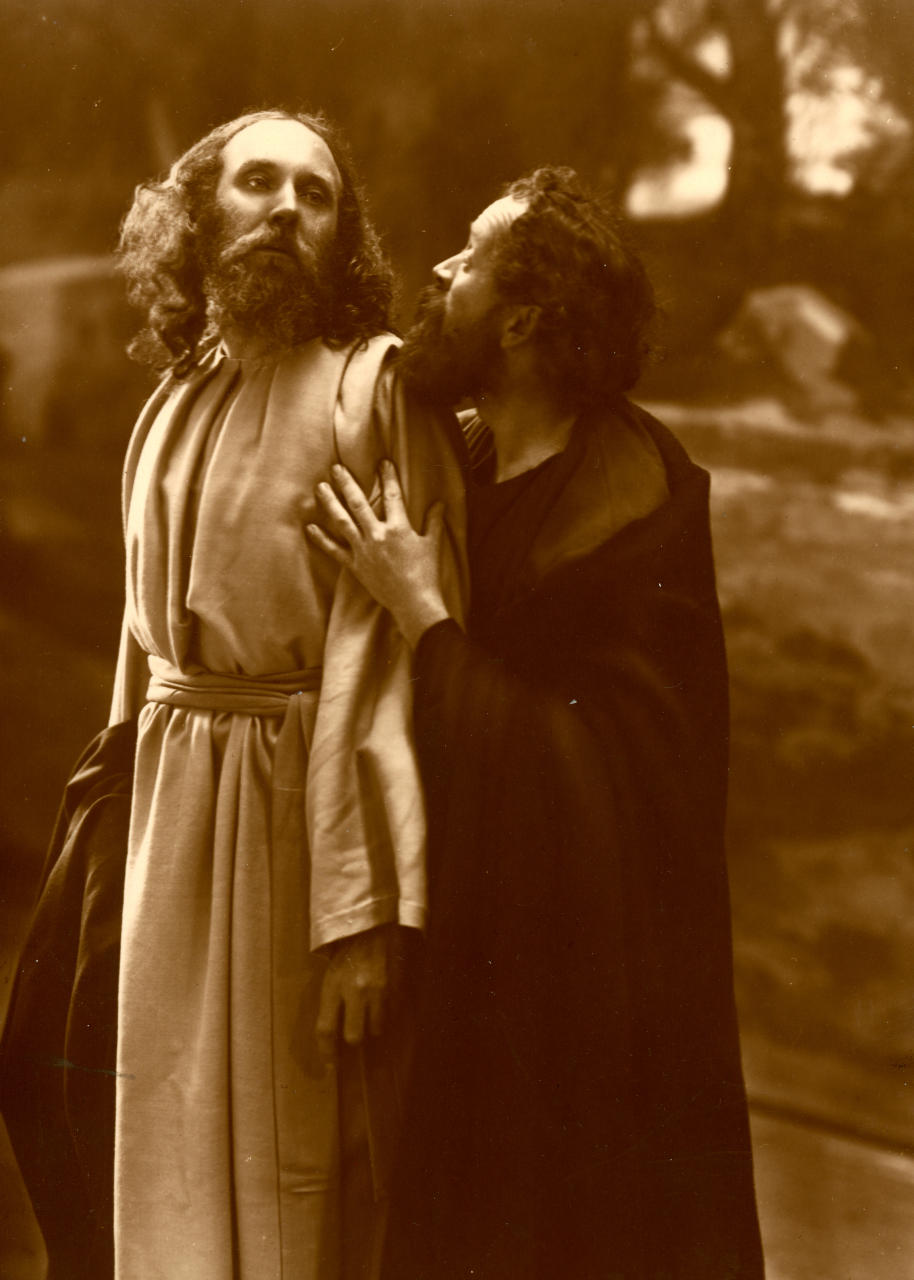 Oberammergau und seine Passionsspiele 1922–Jesus und Judas