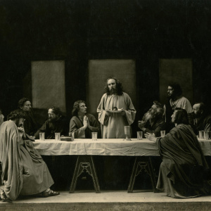 Oberammergau und seine Passionsspiele 1922 – Abendmahl