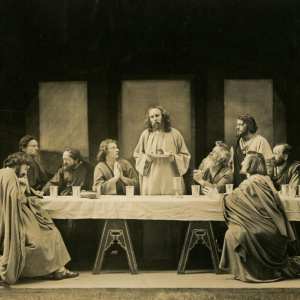 Oberammergau und seine Passionsspiele 1922 – Abendmahl