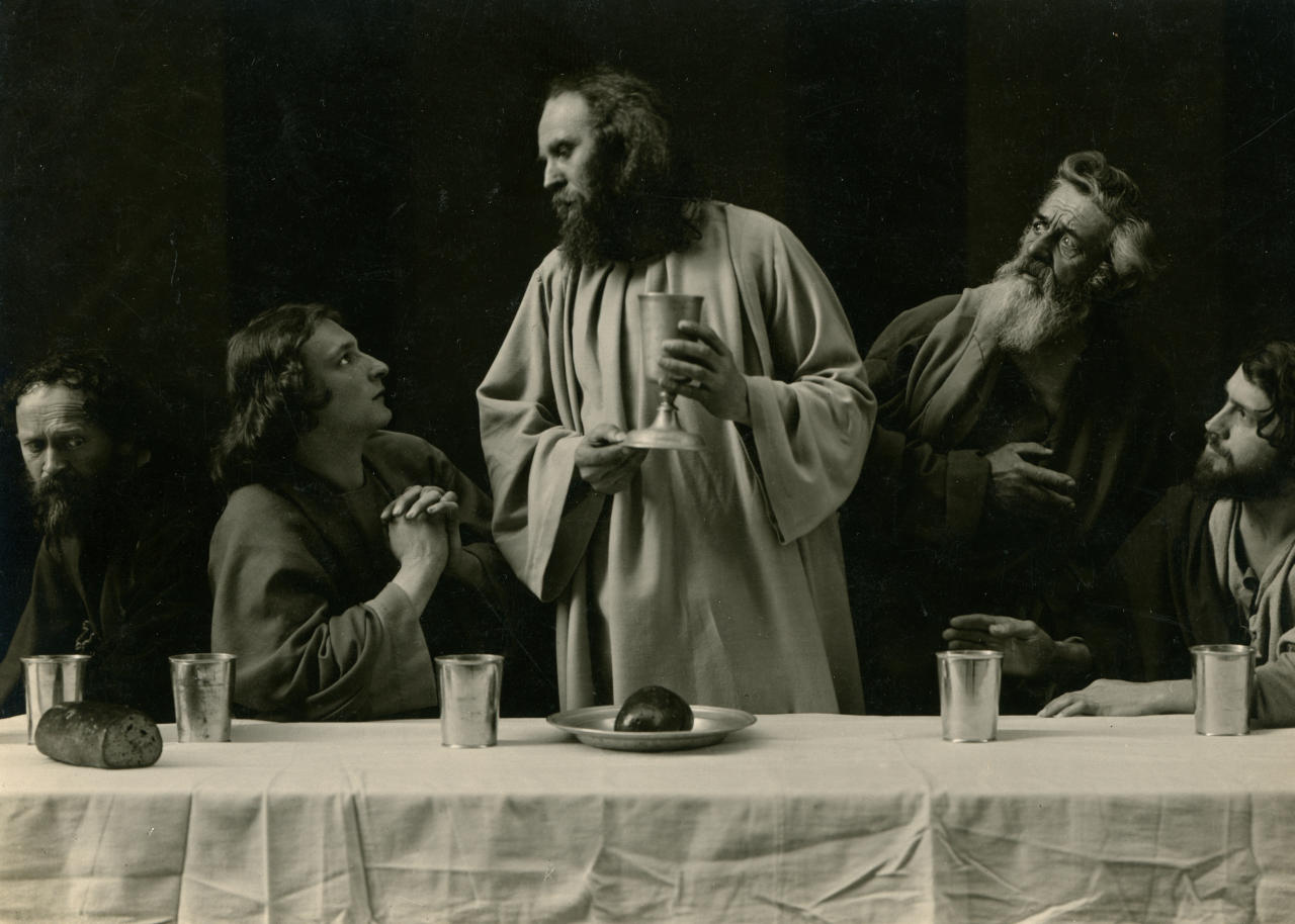 Oberammergau und seine Passionsspiele 1922 – Abendmahl