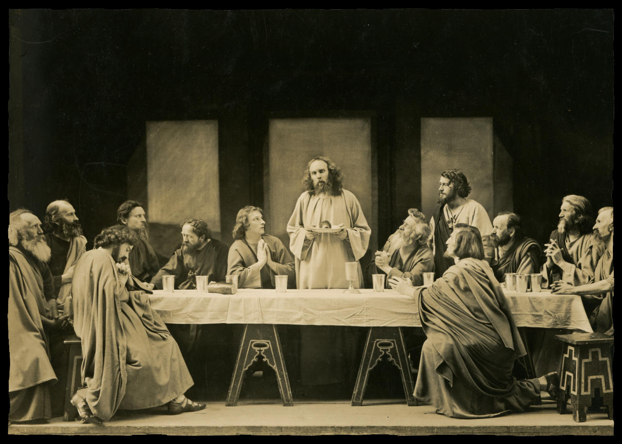 Oberammergau und seine Passionsspiele 1922 - Fotografie von Henry Traut, Oberammergau and its Passion Play 1922 - photograph by Henry Traut