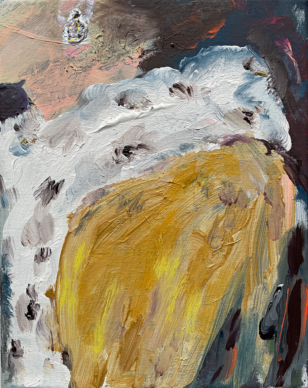 Eva Blanché: Perlenohrring