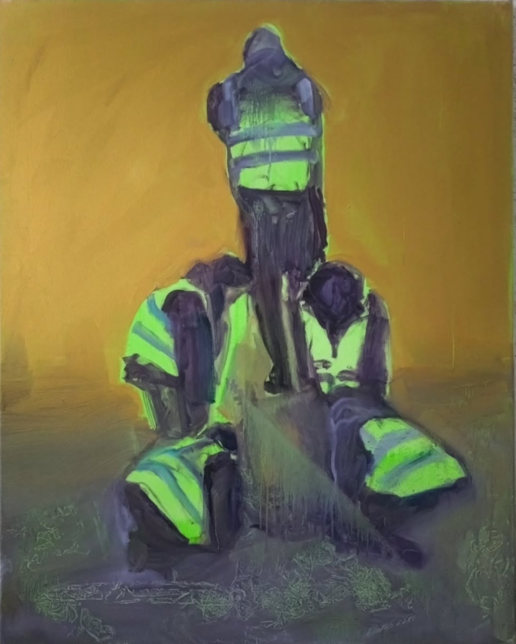 Lydia Thomas: ARBEITSSPEICHER Co painted by #valentindotzauer